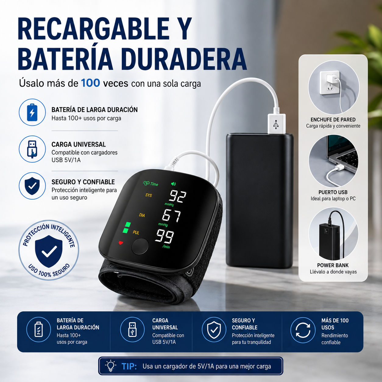 CardioControl™ | Medidor de Presión y Pulso