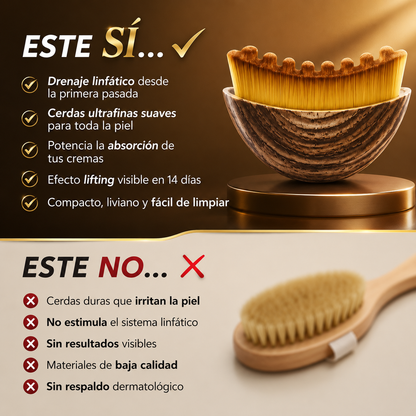 LymphGlow™ | Cepillo Facial de Contorno Linfático