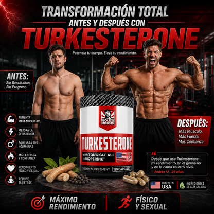 Turkesterone Old School Elite™ | Fuerza, Rendimiento y Desarrollo Muscular