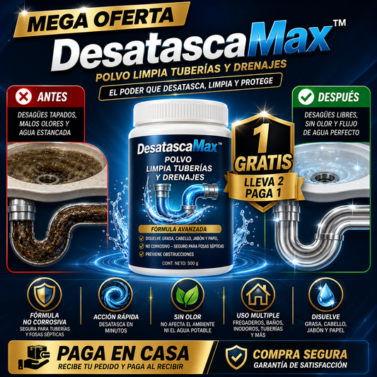 DesatascaMax™ Polvo Limpiador