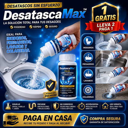 DesatascaMax™ Polvo Limpiador