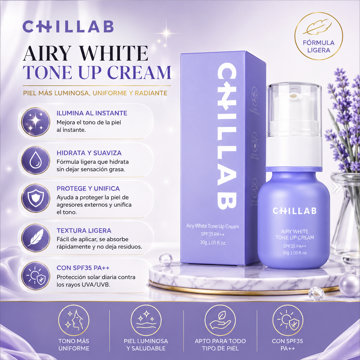 Crema Chillab Tone Up Brightening
