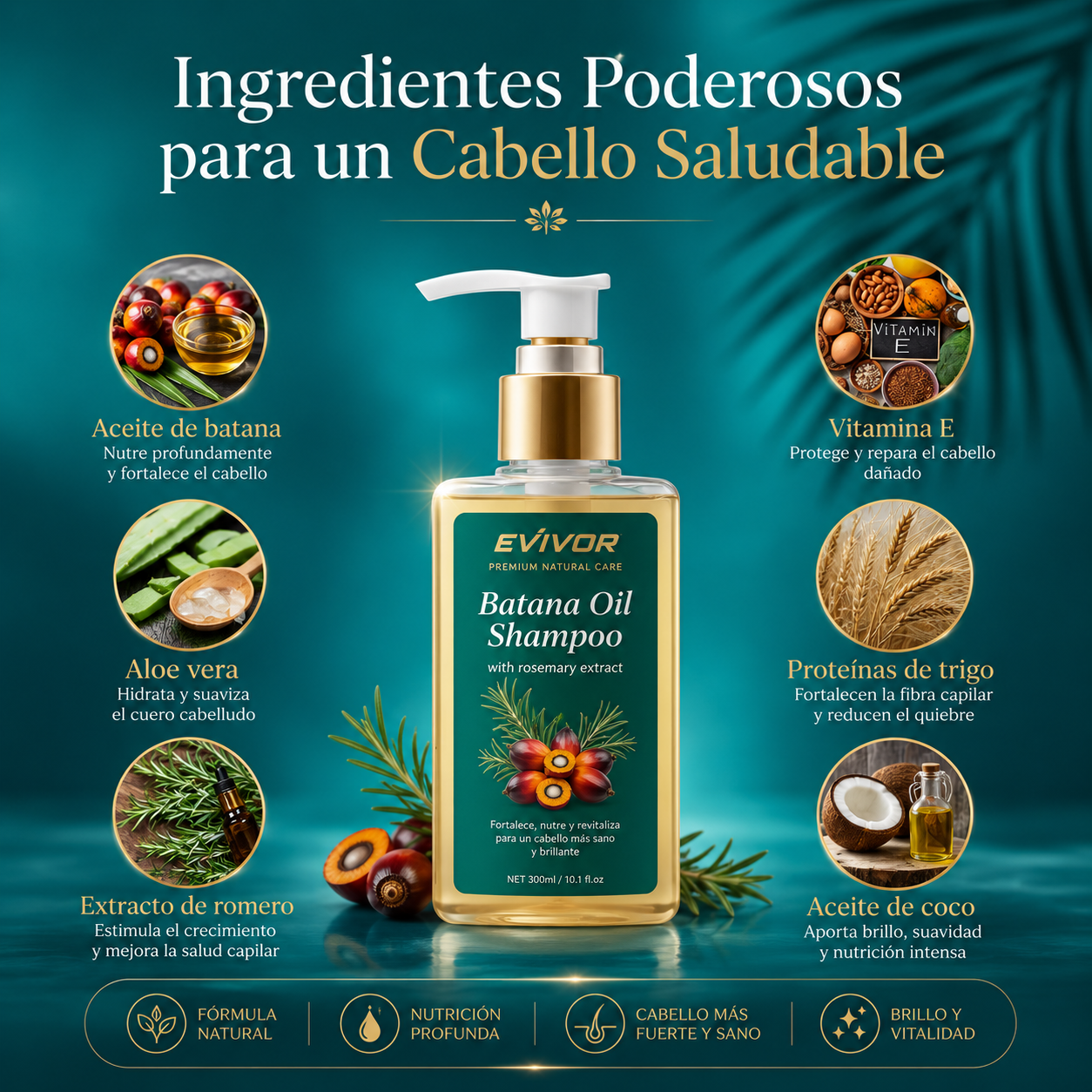 Batana Royale Fortalece tu cabello, ayuda a reducir la caída y devuelve vida a tu melena desde la raíz en solo 1 semana