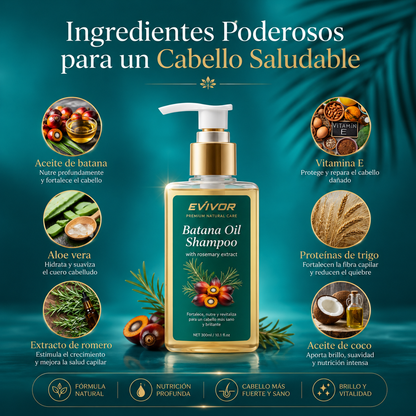 Batana Royale Fortalece tu cabello, ayuda a reducir la caída y devuelve vida a tu melena desde la raíz en solo 1 semana