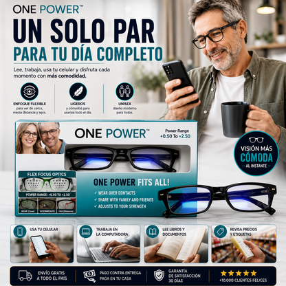 One Power™ | Lentes Inteligentes de Enfoque Automático