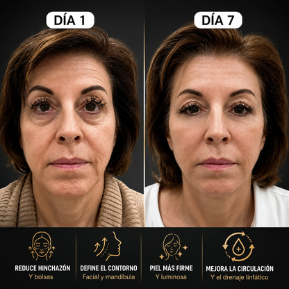 LymphGlow™ | Cepillo Facial de Contorno Linfático
