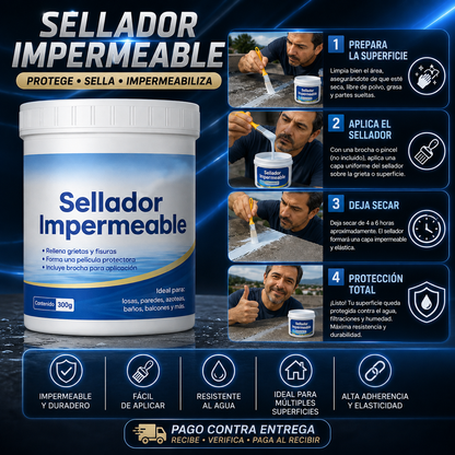 Sellador Líquido Impermeable 3x1 – Barrera contra el Agua