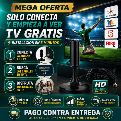 📺 Antena Digital Smart HD® – Canales Gratis en Alta Definición ⭐