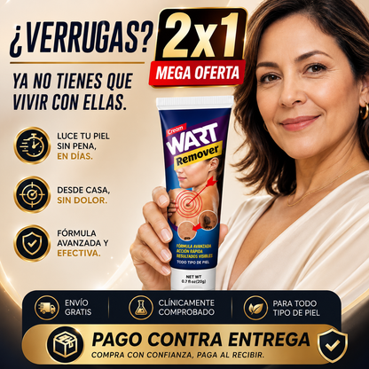 🔥 WART Remover Pro™ | Crema para Eliminar Verrugas | 2x1
