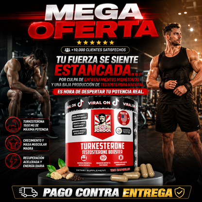 Turkesterone Old School Elite™ | Fuerza, Rendimiento y Desarrollo Muscular