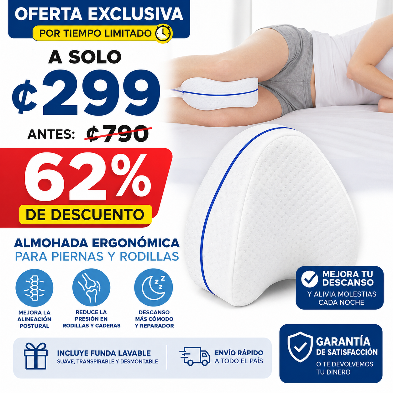 OrthoRelief™ | Cojín Ortopédico de Alivio