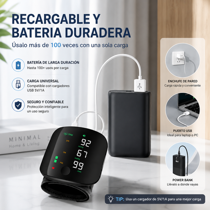CardioControl™ | Medidor de Presión y Pulso