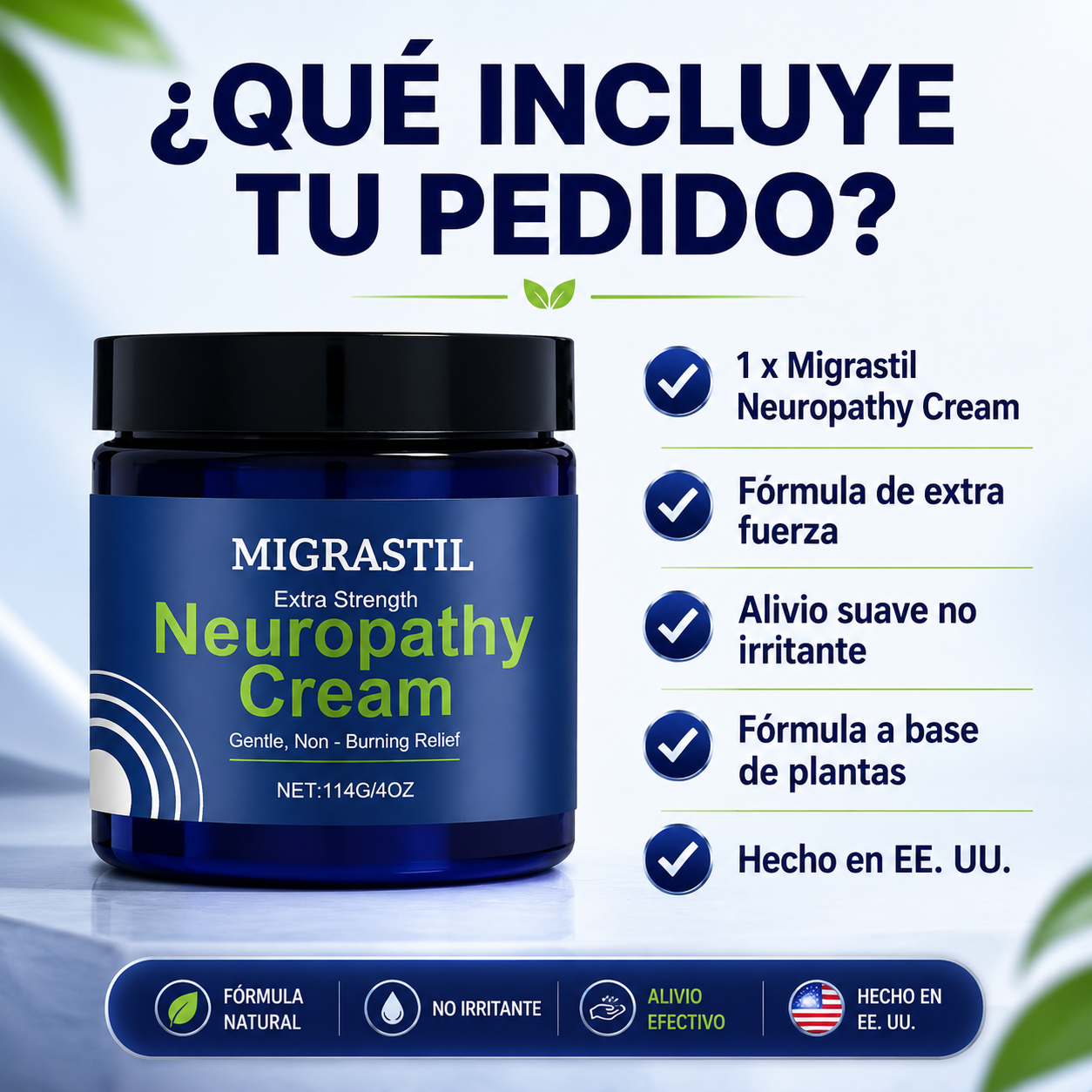 🔥 Migrastil Crema para Neuropatía – Alivio Extra Fuerte | PROMOCIÓN 2x1