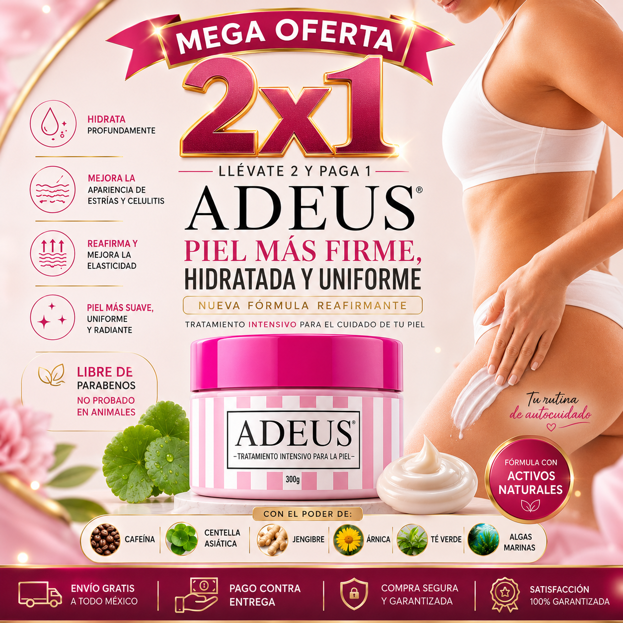 Crema Adeus Restauradora de la Piel
