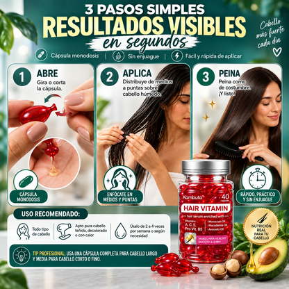 2X1 VitaMelena™ | Vitaminas para Cabello Fuerte y Saludable