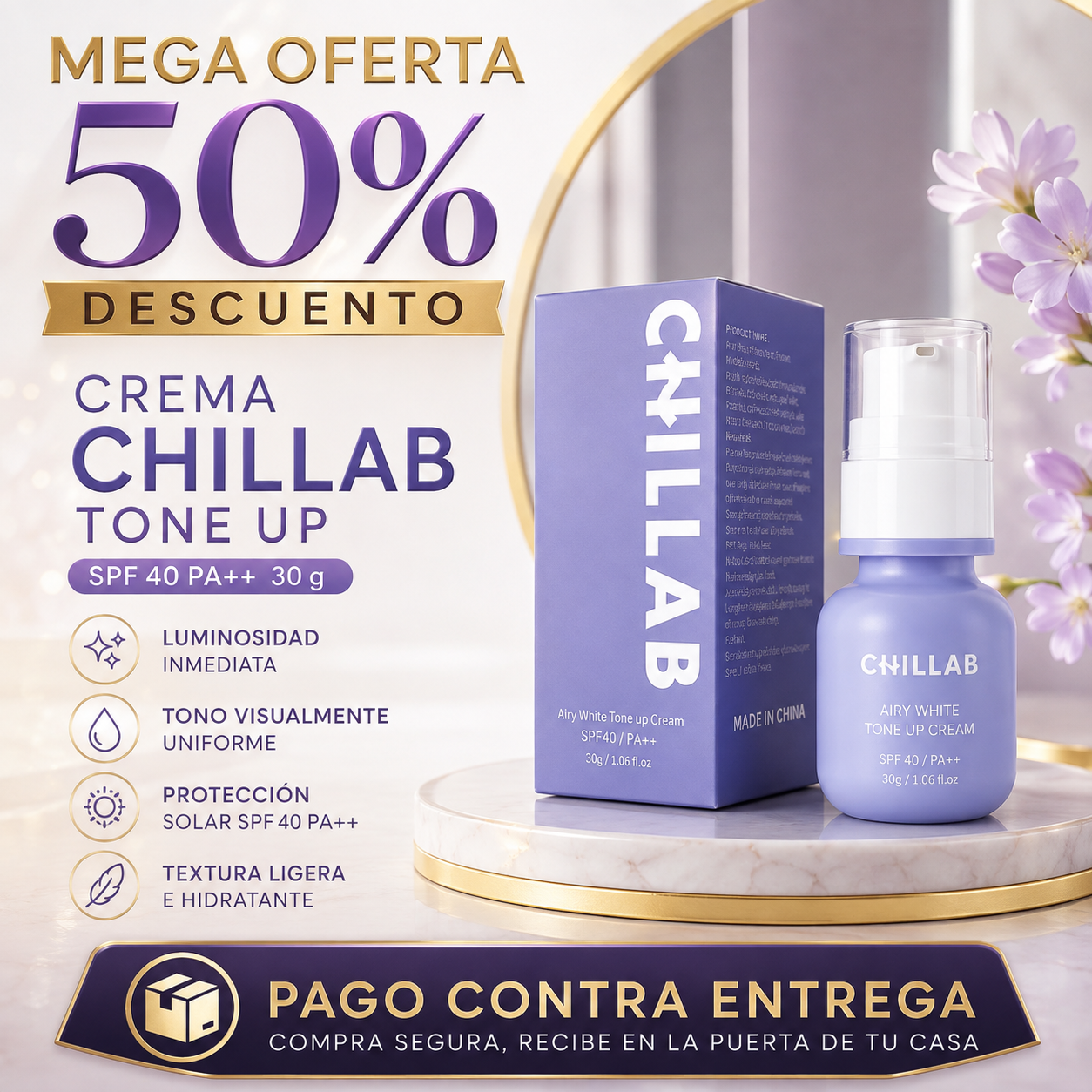 Crema Chillab Tone Up Brightening