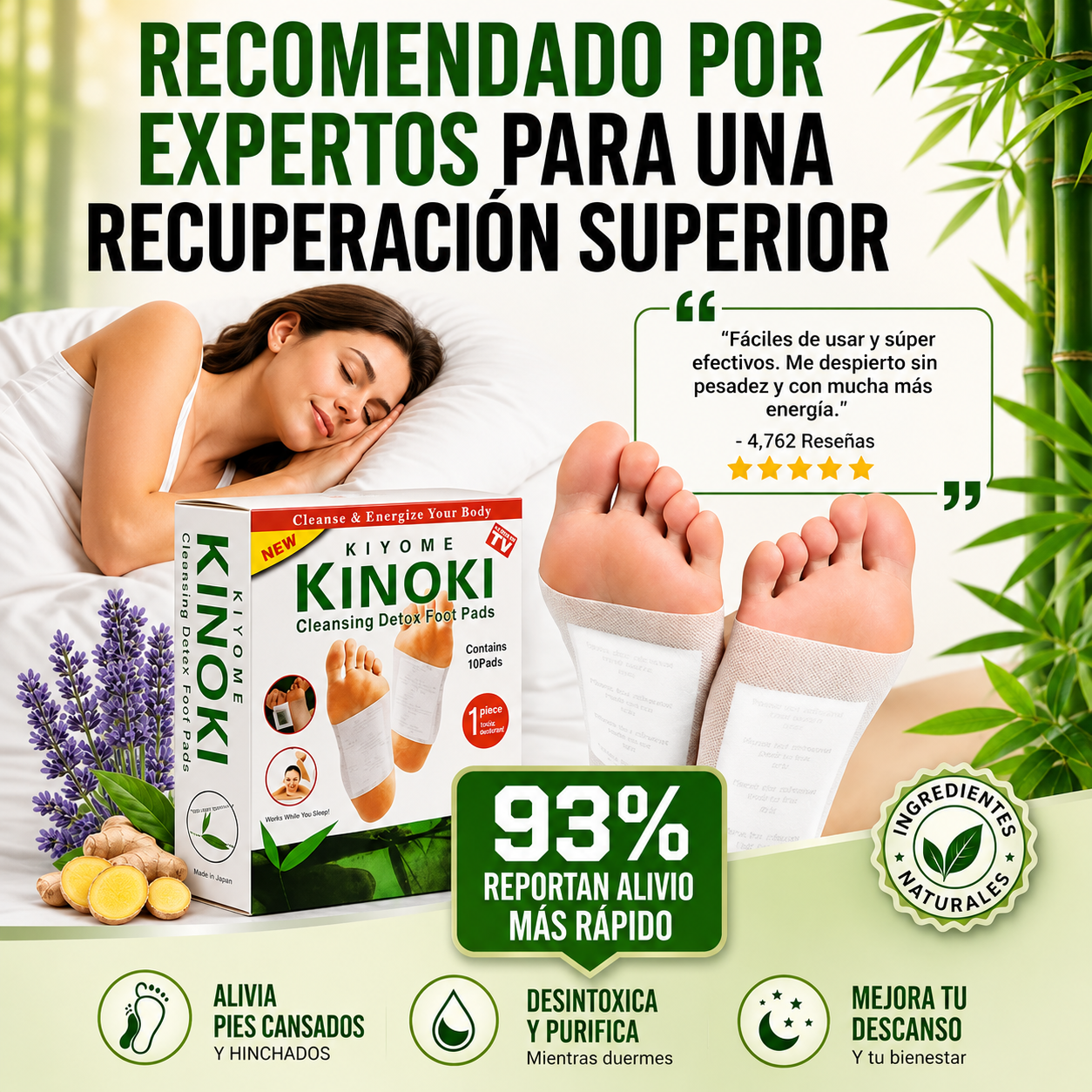 Parches Desintoxicantes Naturales - Kinoki Detox™