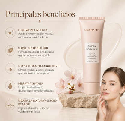 QUARXERY™ Gel Exfoliante Facial Purificante