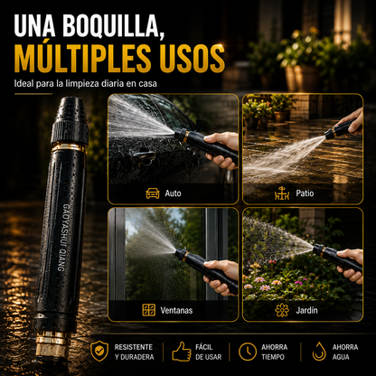 HydroForce Pro™ | Pistola de Agua de Alta Presión 4 en 1