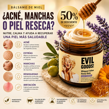 Tollew Evil Goods – Bálsamo Facial de Miel y Res 120g