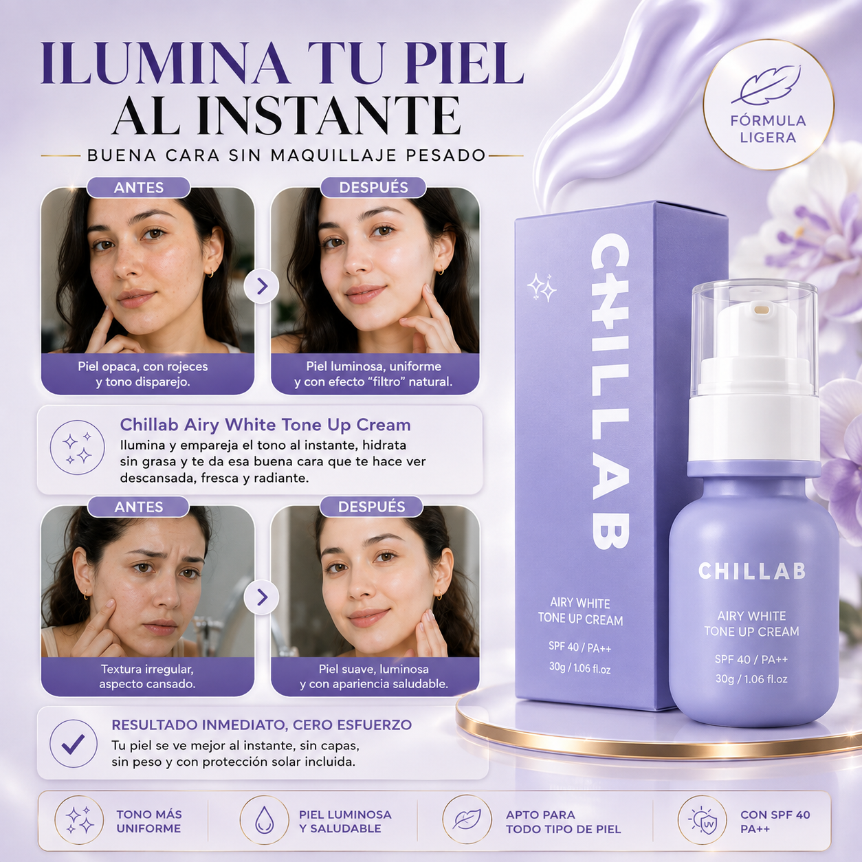 Crema Chillab Tone Up Brightening