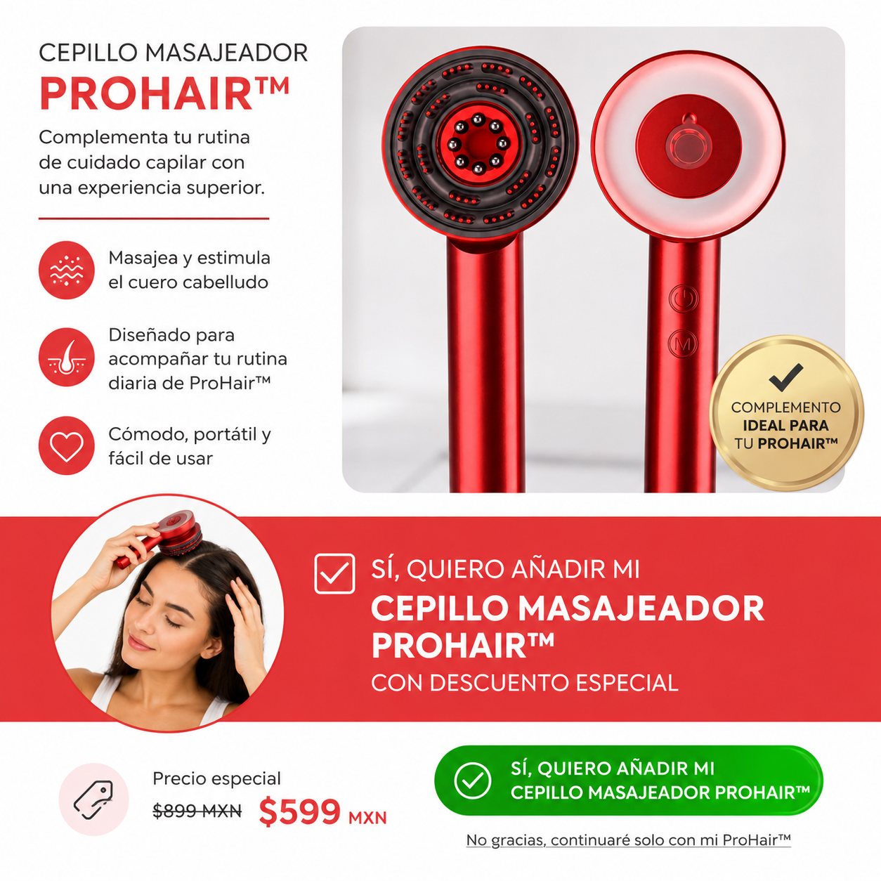 Cepillo Masajeador ProHair™