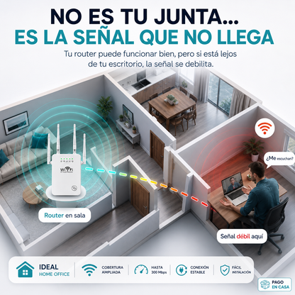 UltraLink Pro™ Extensor de Señal WiFi 300 Mbps