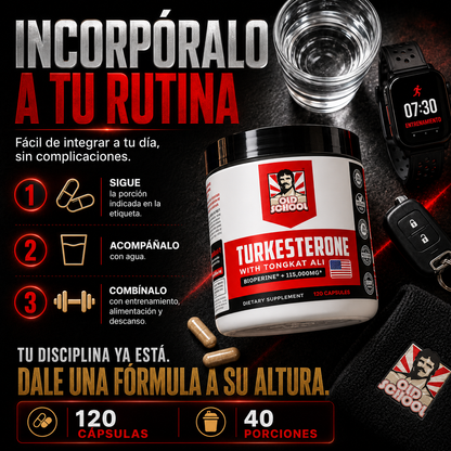 Turkesterone Old School Elite™ | Fuerza, Rendimiento y Desarrollo Muscular