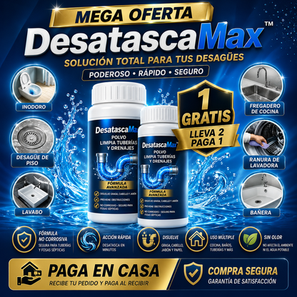 DesatascaMax™ Polvo Limpiador