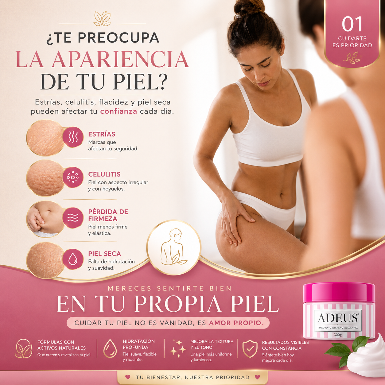 Crema Adeus Restauradora de la Piel