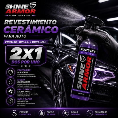 Shine Armor™ | Revestimiento Cerámico para Auto — 2X1 🔥