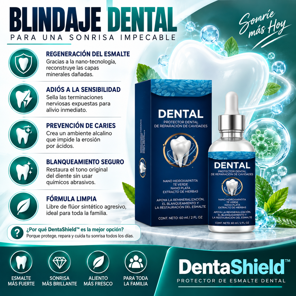 DentaShield™ | Protector de Esmalte Dental