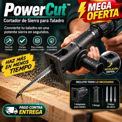 PowerCut™ | Cortador de Sierra para Taladro