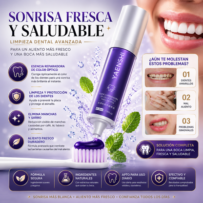 🦷 Yasenshi™ Blanqueador Dental Morado