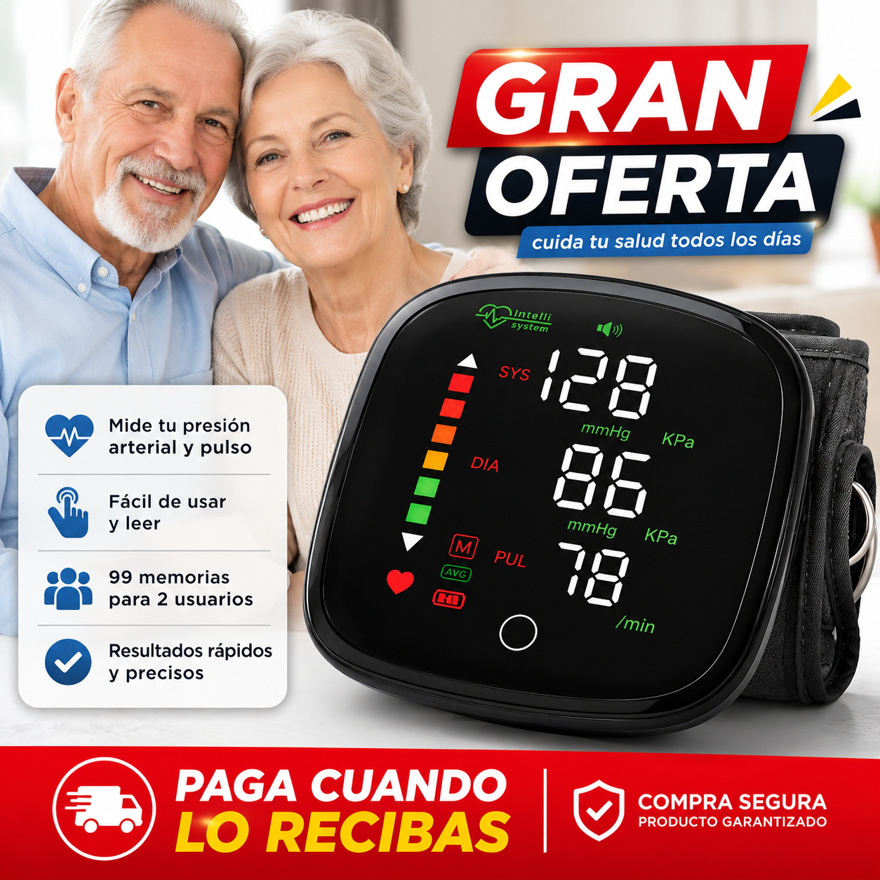CardioControl™ | Medidor de Presión y Pulso