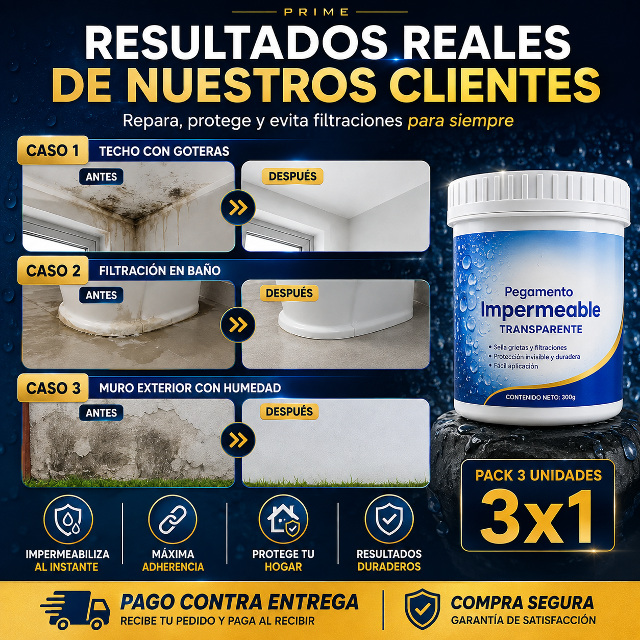 Sellador Líquido Impermeable 3x1 – Barrera contra el Agua