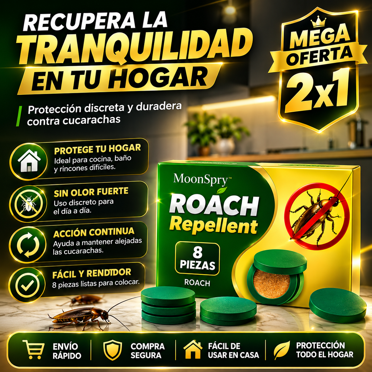 RoachGuard Pro™ / | Protección 24/7