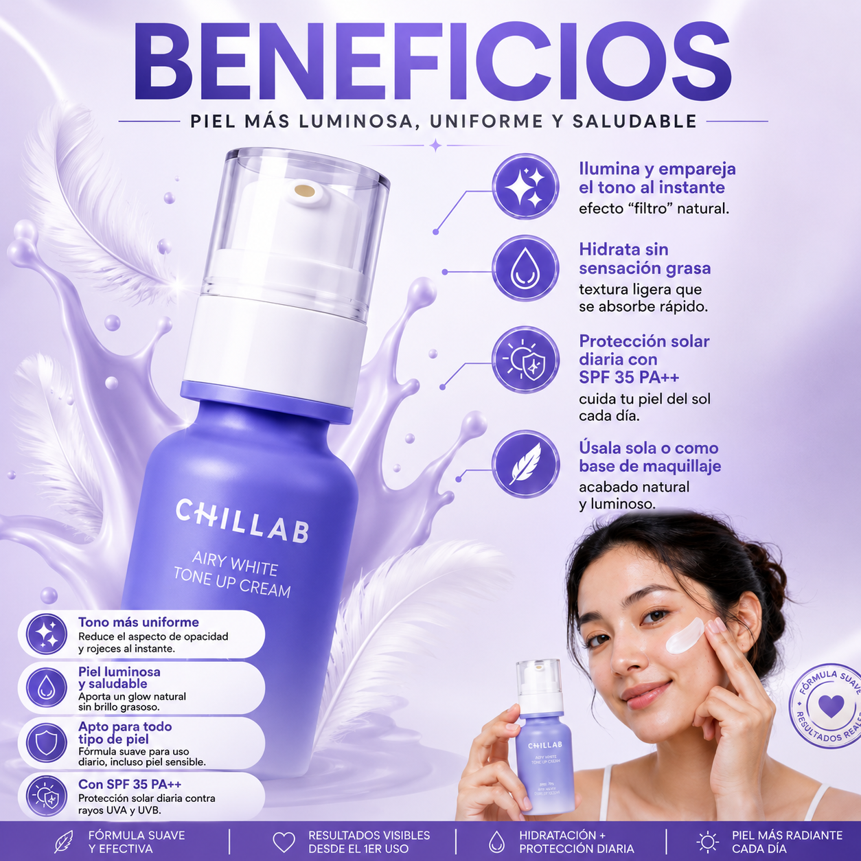 Crema Chillab Tone Up Brightening