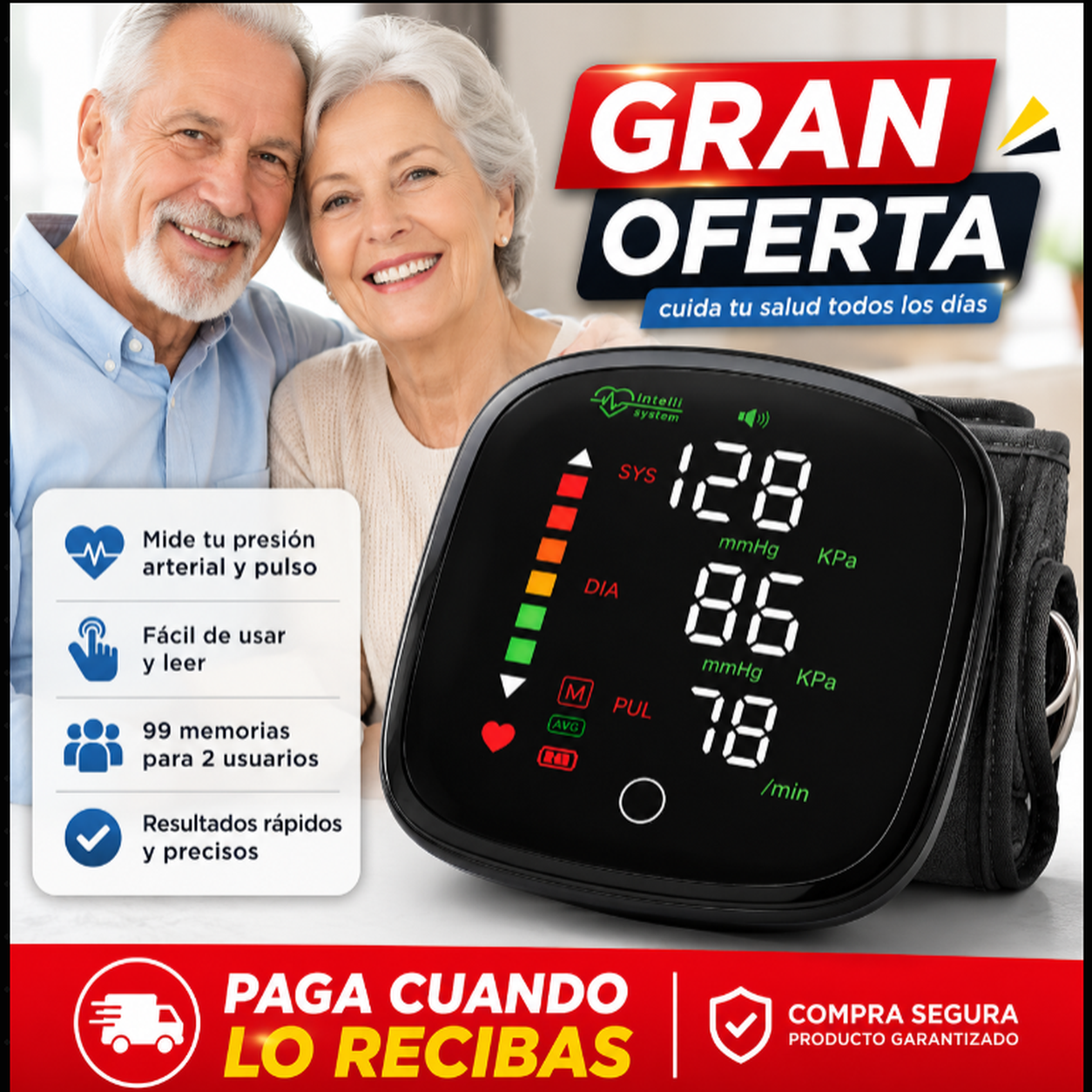 CardioControl™ | Medidor de Presión y Pulso