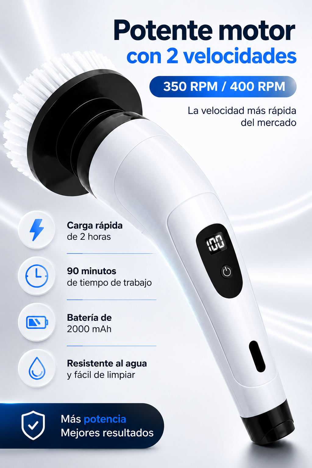 SmartClean™ Cepillo Eléctrico 9 en 1