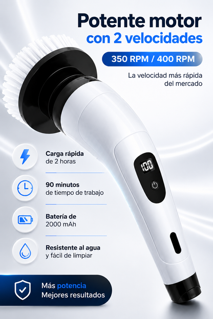 SmartClean™ Cepillo Eléctrico 9 en 1